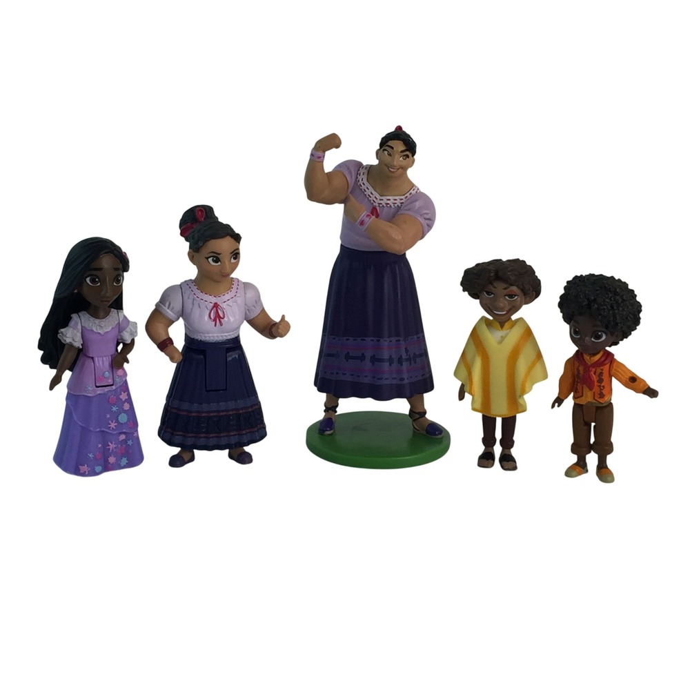 Disney Encanto Action Figures 5pc Lot Luisa Isabela Antonio Camilo Madrigal‎